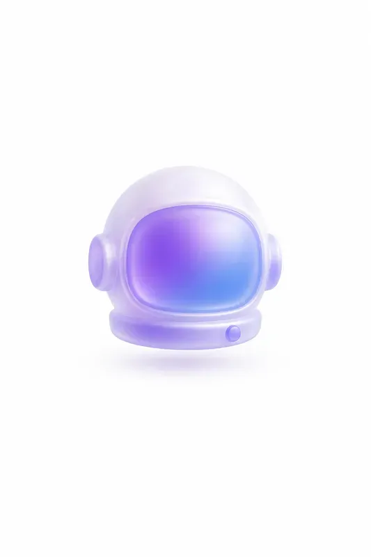 Soft Frosted Glass Icon Objects