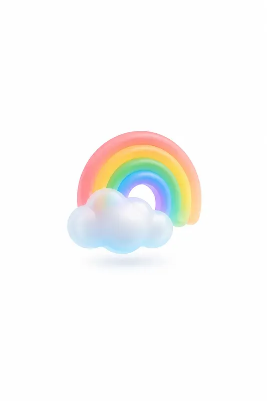 Soft Frosted Glass Icon Objects