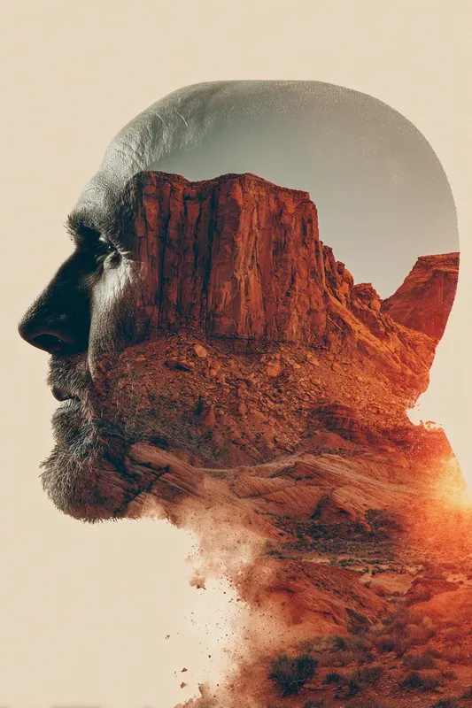 Double Exposure Portrait Art Generator