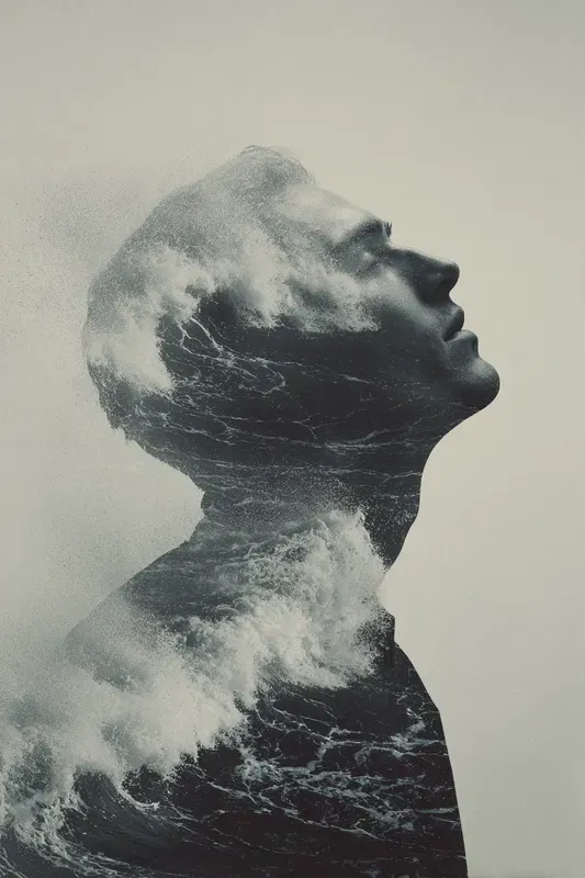 Double Exposure Portrait Art Generator