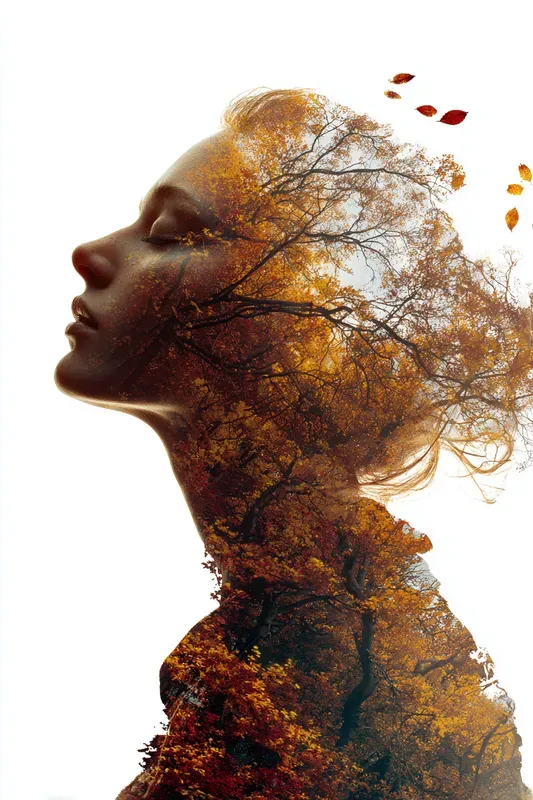 Double Exposure Portrait Art Generator