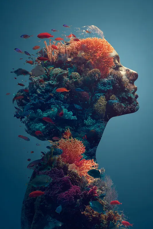 Double Exposure Portrait Art Generator