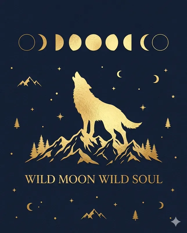 Dark Celestial Gold Foil Wall Art Prints