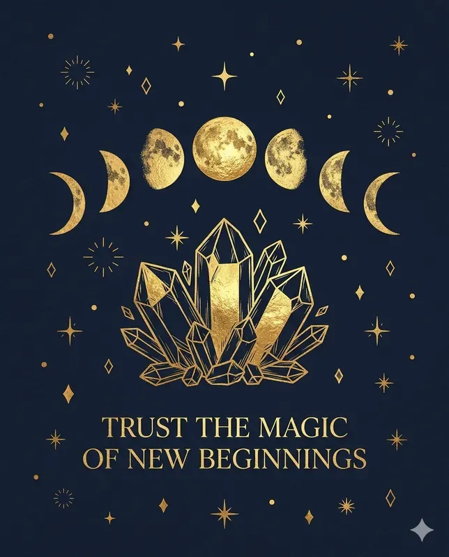 Dark Celestial Gold Foil Wall Art Prints