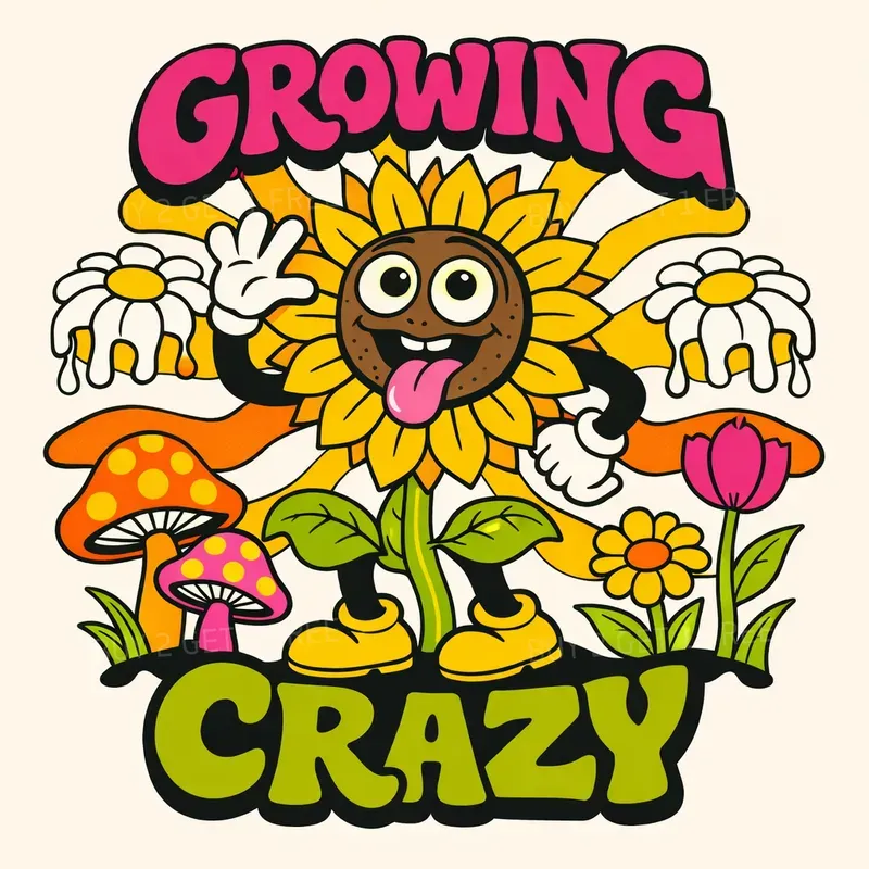 Surreal Spring Lettering Tshirt Designs