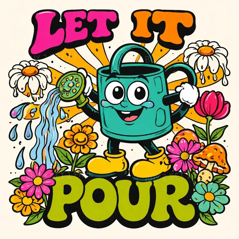 Surreal Spring Lettering Tshirt Designs