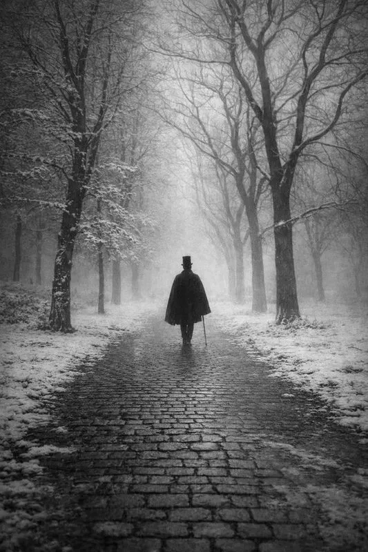 Black And White Fog