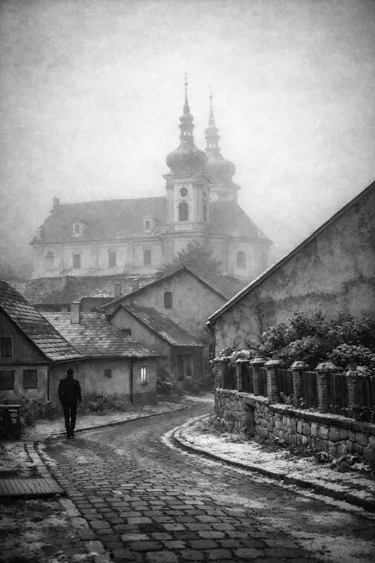 Black And White Fog