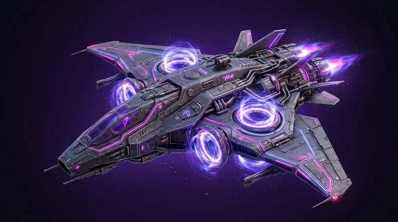 3D Stylized Scifi Spaceships