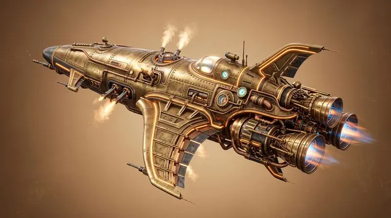 3D Stylized Scifi Spaceships