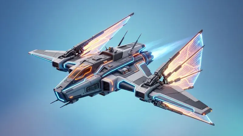 3D Stylized Scifi Spaceships
