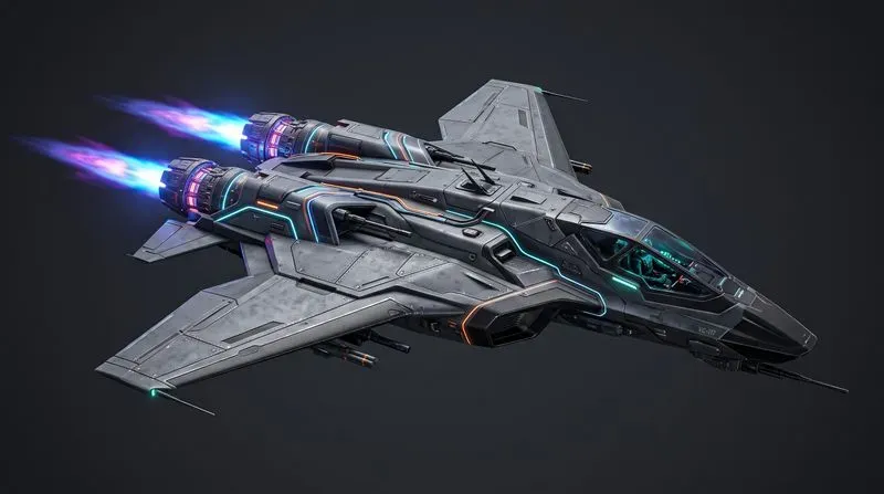 3D Stylized Scifi Spaceships