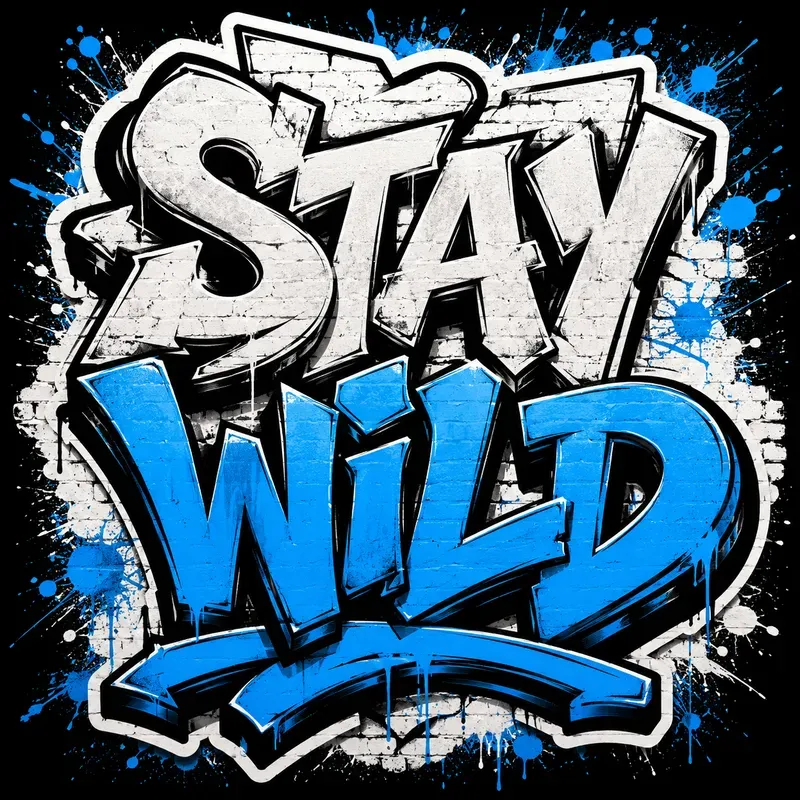 Graffiti Typography Quote Posters