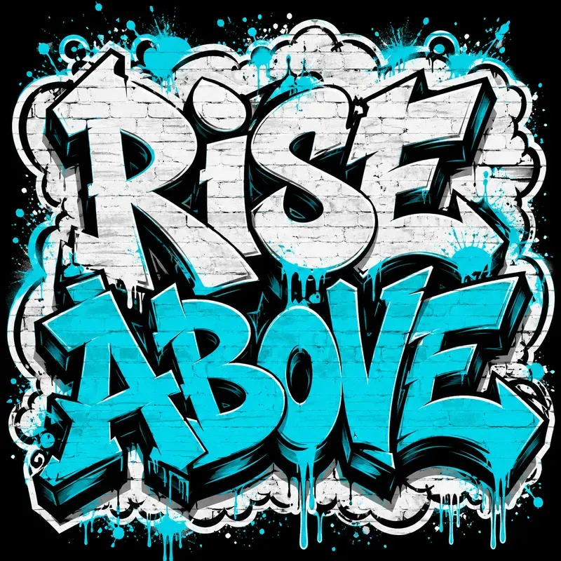 Graffiti Typography Quote Posters