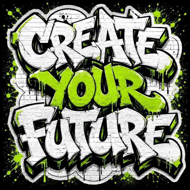 Graffiti Typography Quote Posters
