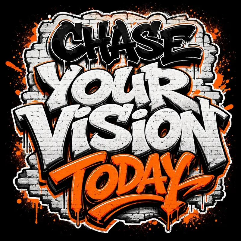 Graffiti Typography Quote Posters