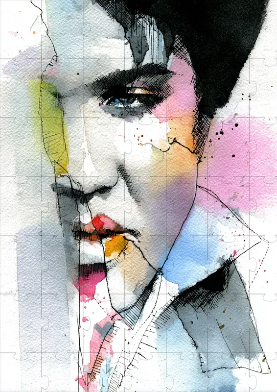 Expressive Watercolor Character Portraits