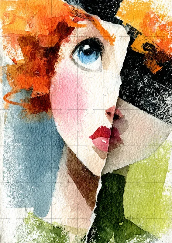 Expressive Watercolor Character Portraits