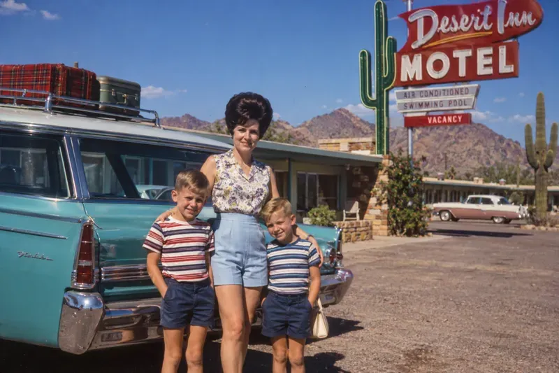 60s Family Vacation Slide Photos