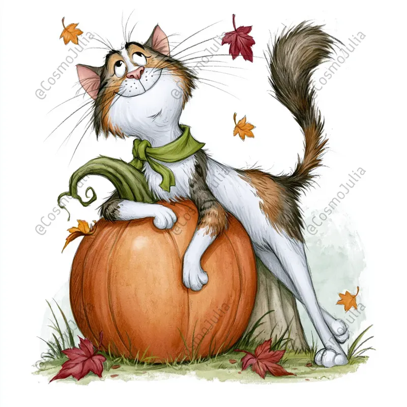 Cozy Autumn Animal Clipart Sets
