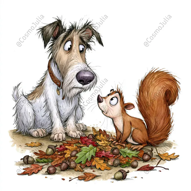Cozy Autumn Animal Clipart Sets