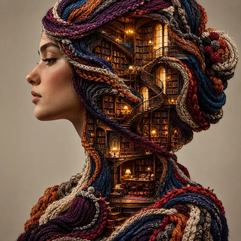 Knitted Nature Portraits