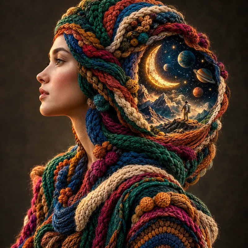 Knitted Nature Portraits