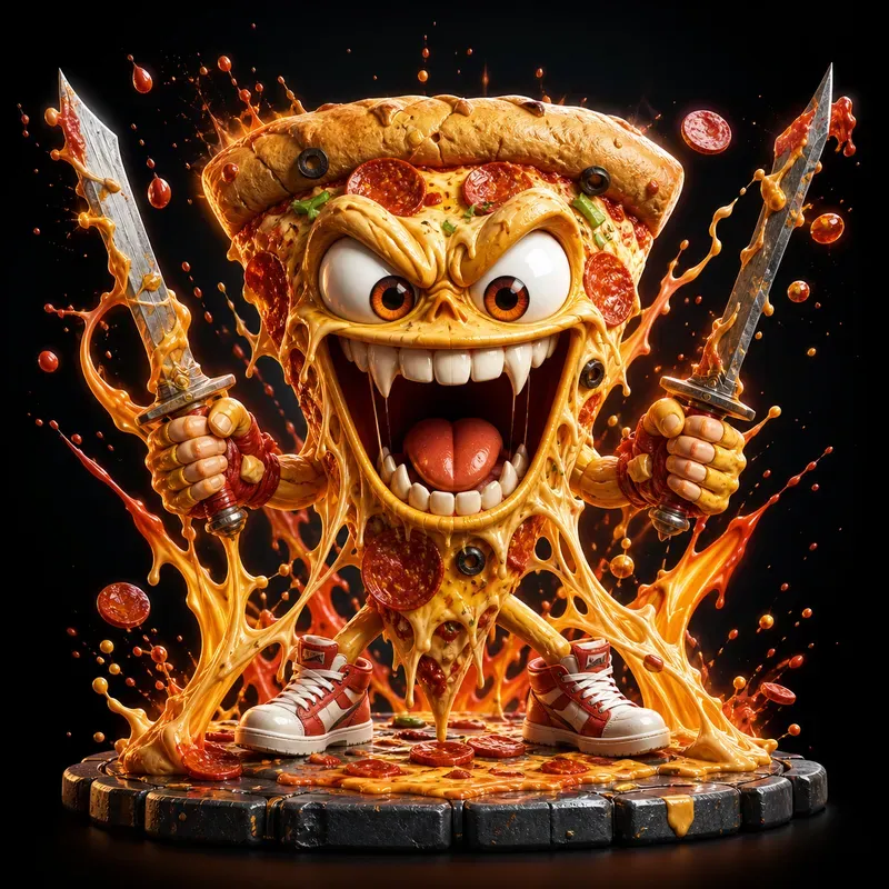 Crazy 3D Object Mascot Sets