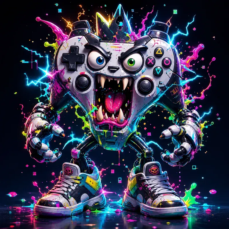Crazy 3D Object Mascot Sets