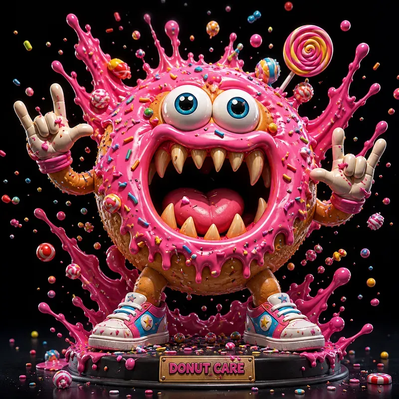 Crazy 3D Object Mascot Sets