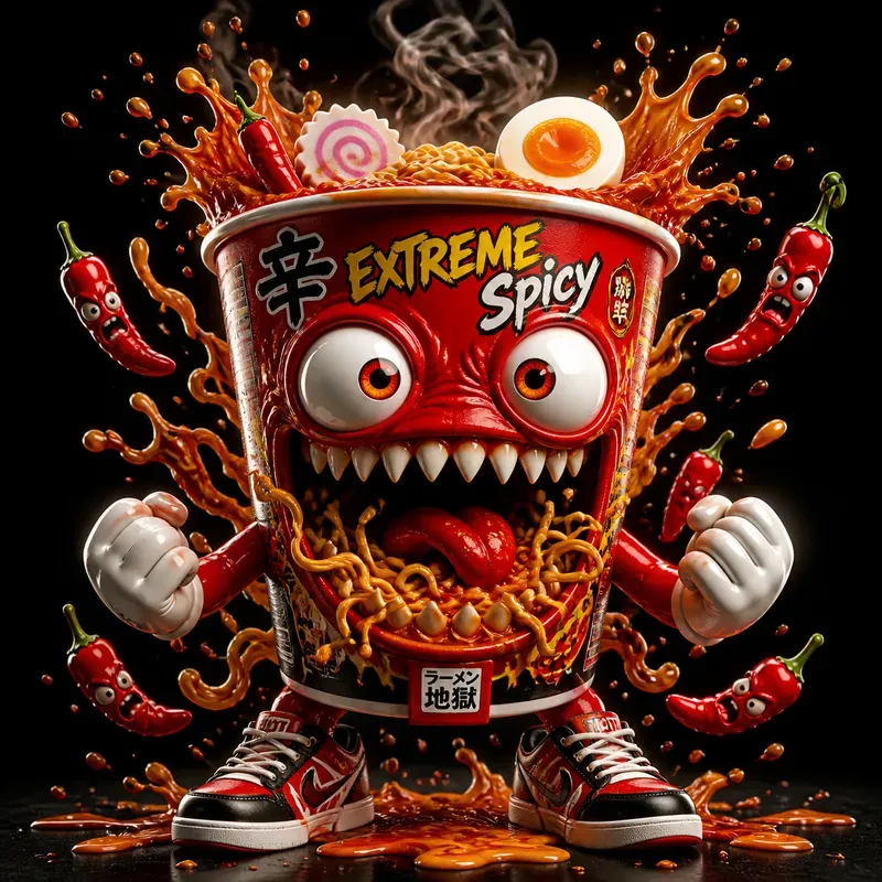 Crazy 3D Object Mascot Sets