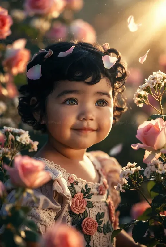 Ethereal Victorian Rose Children