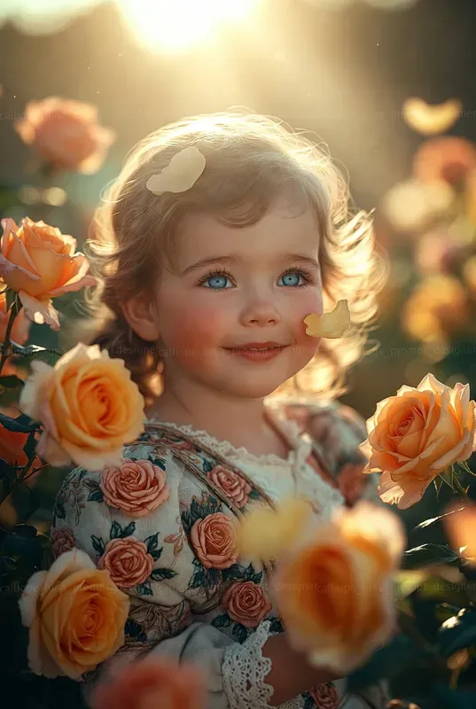 Ethereal Victorian Rose Children