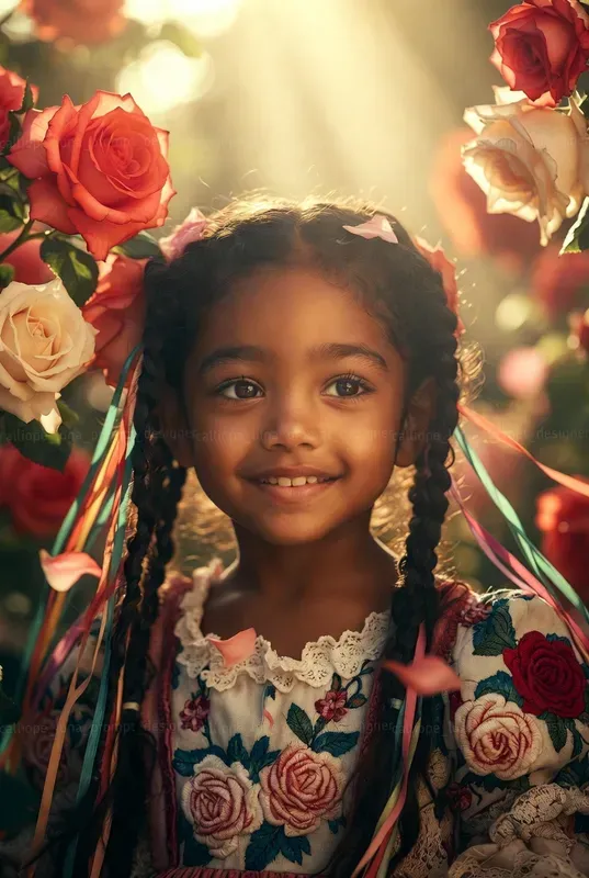 Ethereal Victorian Rose Children