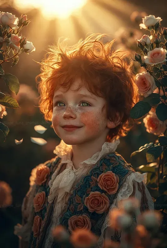 Ethereal Victorian Rose Children