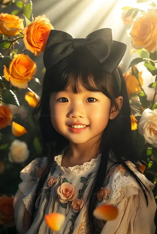 Ethereal Victorian Rose Children