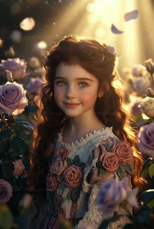 Ethereal Victorian Rose Children