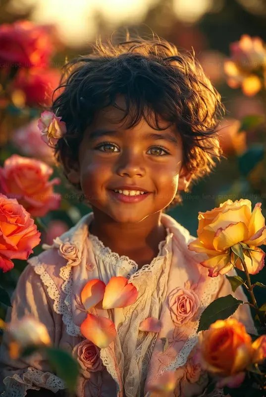 Ethereal Victorian Rose Children