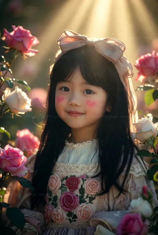 Ethereal Victorian Rose Children