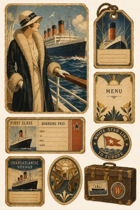 Vintage Ephemera Sheet Generator