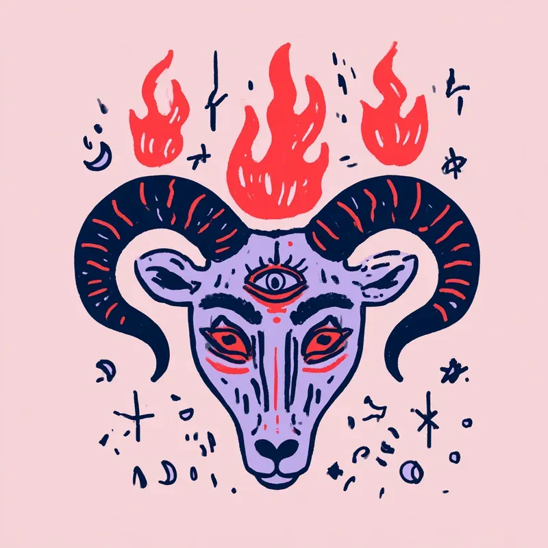 Weird Esoteric Zodiac Illustrations