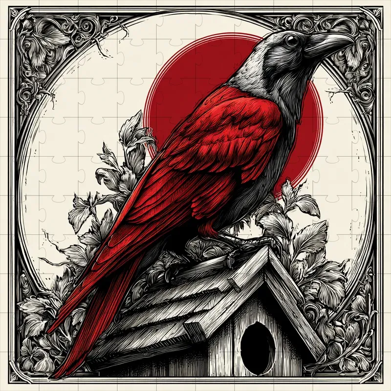 Screenprint Bold Red Ink Posters