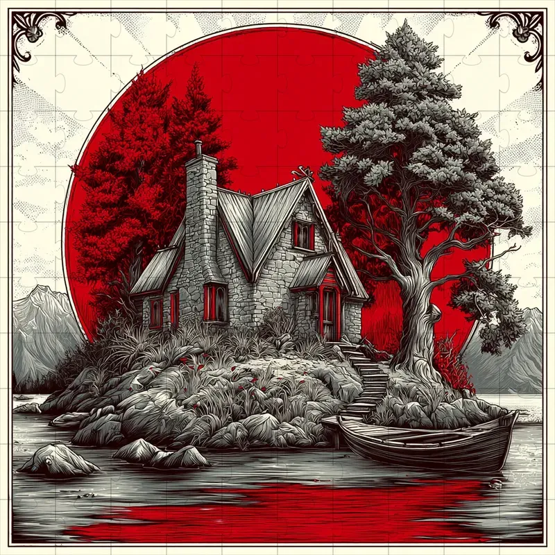 Screenprint Bold Red Ink Posters