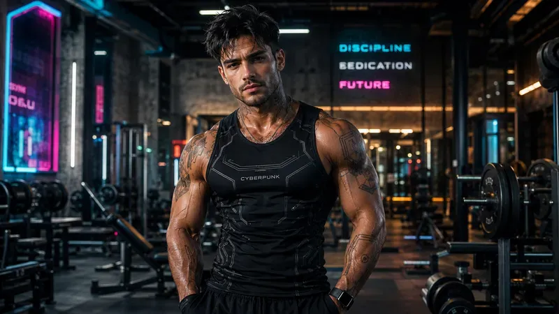 Gym Influencer Portrait Generator