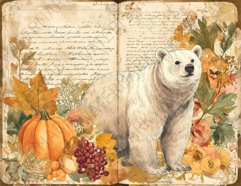 Thanksgiving Collage Junk Journals