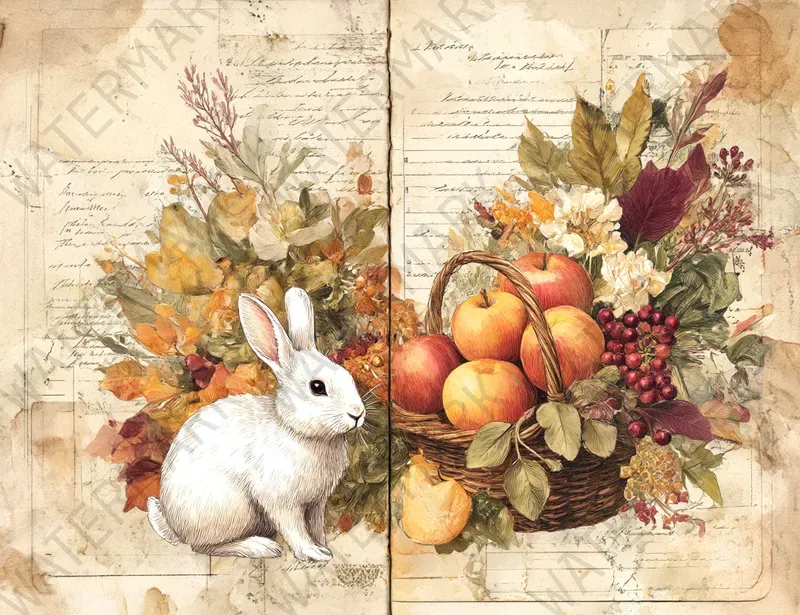 Thanksgiving Collage Junk Journals