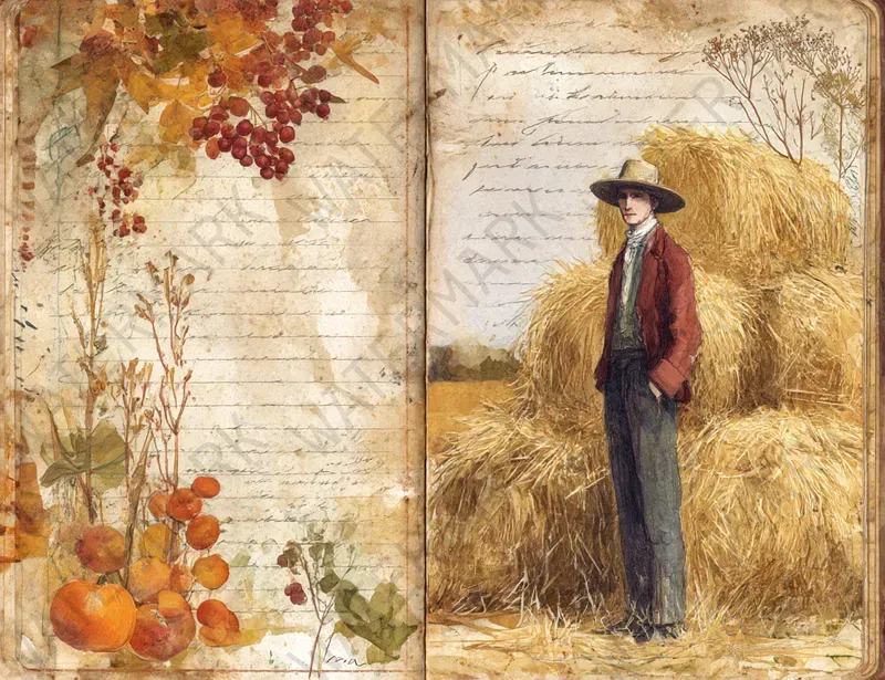 Thanksgiving Collage Junk Journals