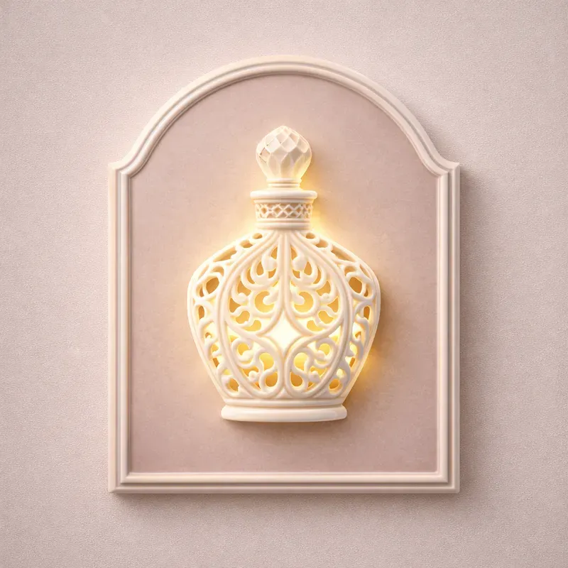 Backlit Porcelain Fretwork Medallions