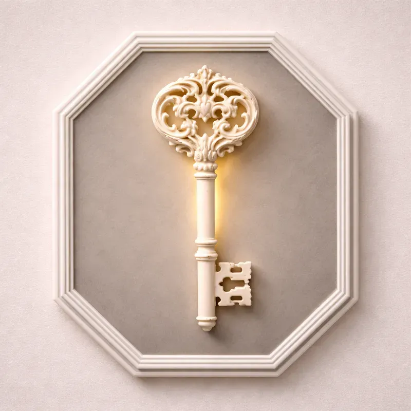Backlit Porcelain Fretwork Medallions