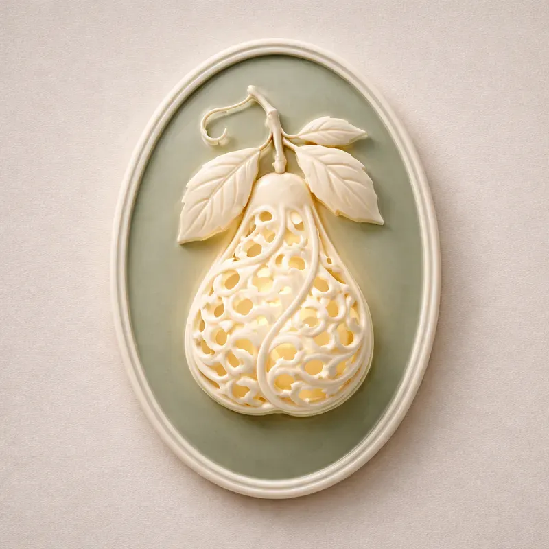 Backlit Porcelain Fretwork Medallions